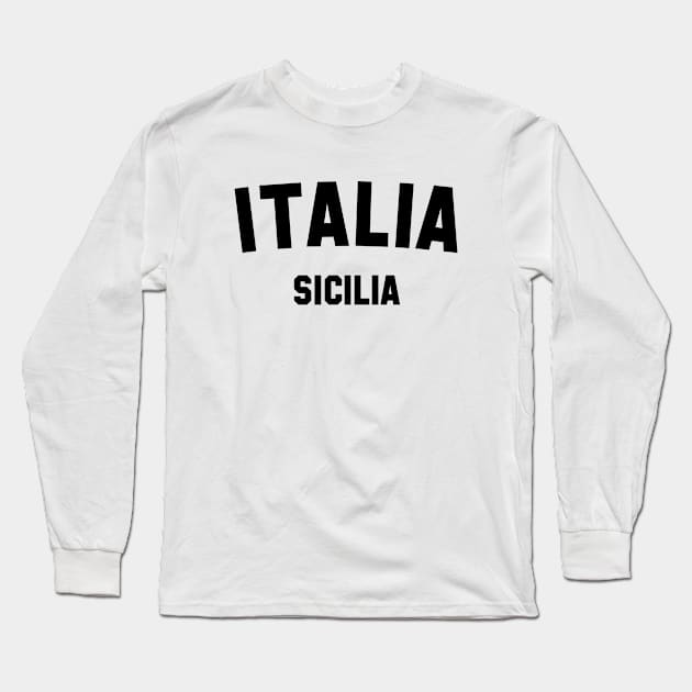 SICILIA Long Sleeve T-Shirt by eyesblau